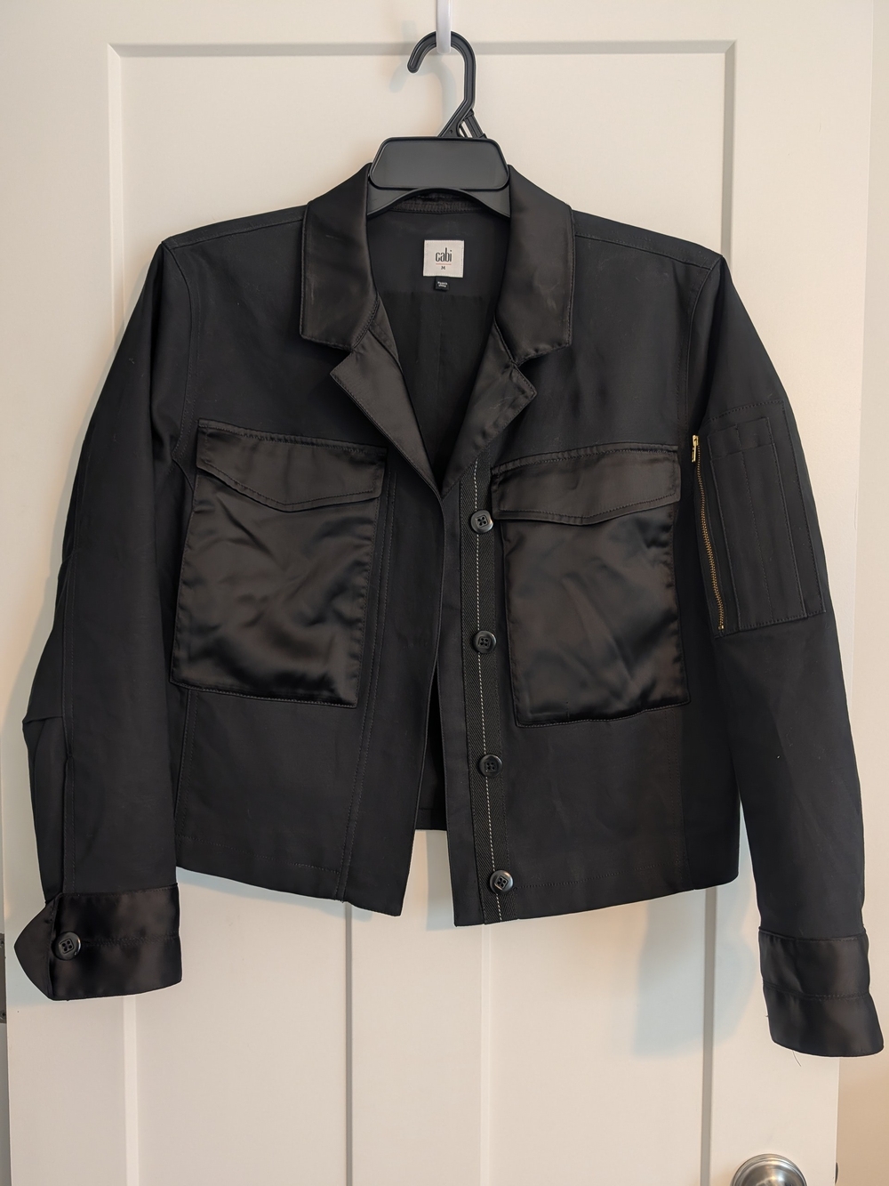 NWOT CAbi Black Jacket Size Medium